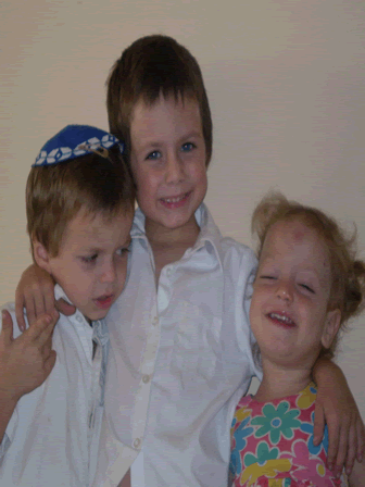 Daphna, Oriel and Betzalel.